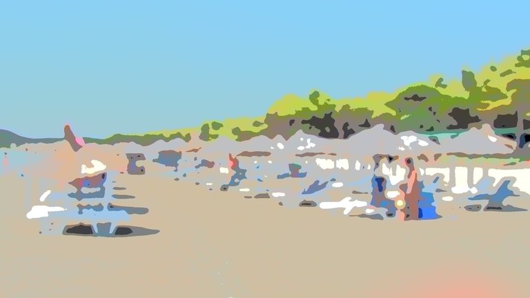 Zvërnec Beach in Vlorë County (Narta Lagoon), Albania