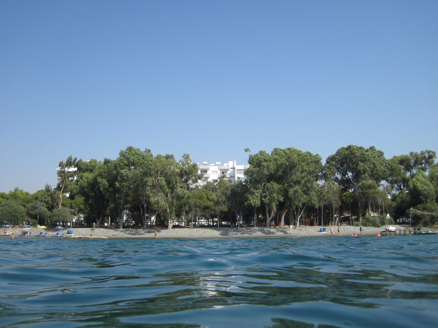 Dasoudi Beach (Eucalyptus Park) in Germasogeia, Limassol, Cyprus