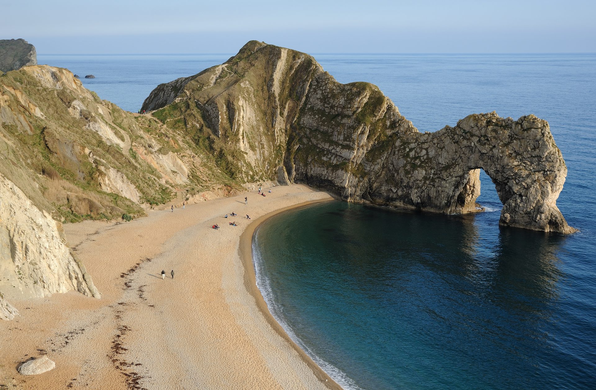 Durdle Door Beach in Dorset (Jurassic Coast), United Kingdom