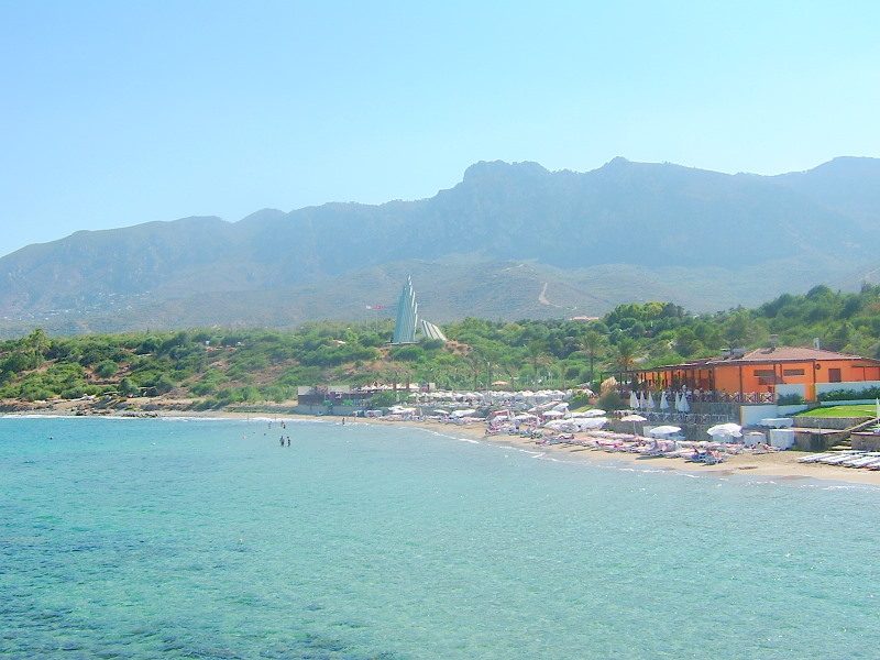 Escape Beach (Yavuz Cikarma) in Alsancak, Kyrenia, Cyprus
