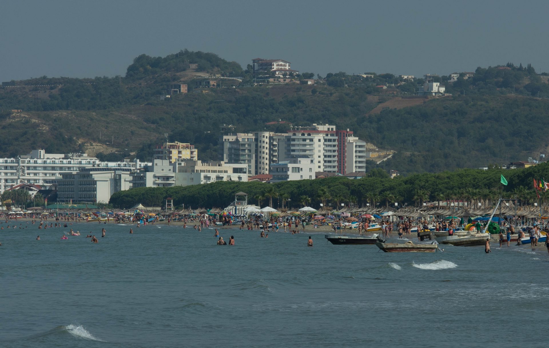 Golem Beach in Tirana / Durrës County, Albania