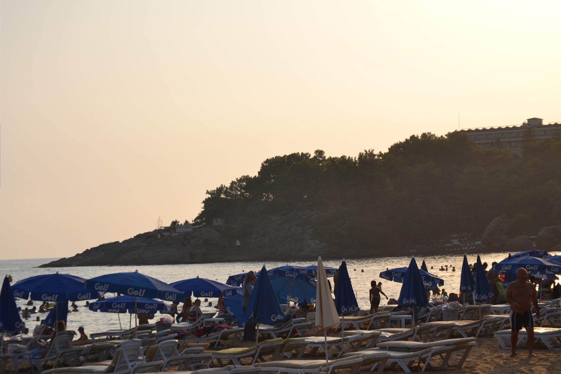 İncekum Beach in Antalya (Alanya), Turkey