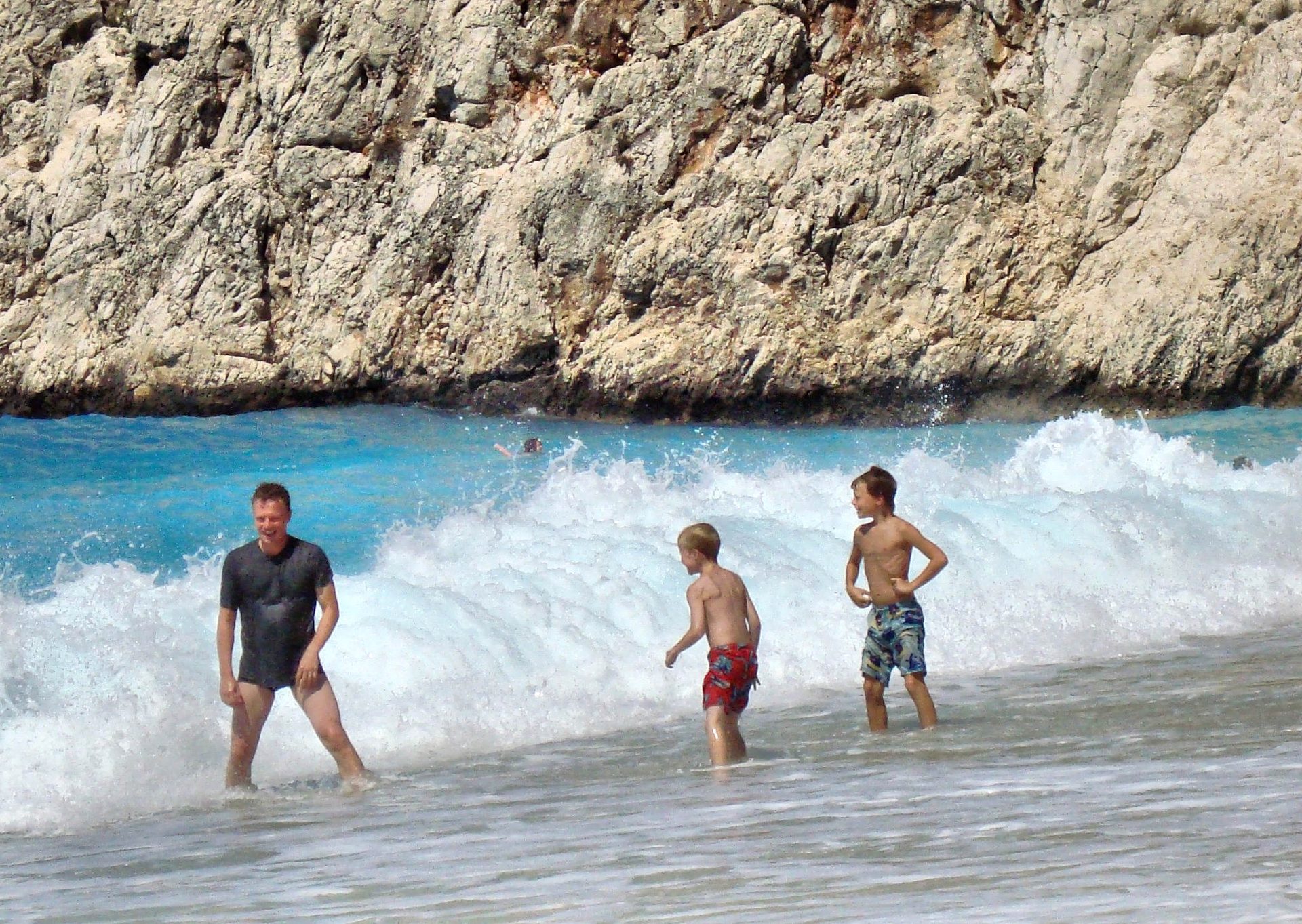 Kalkan Public Beach in Antalya (Kalkan), Turkey