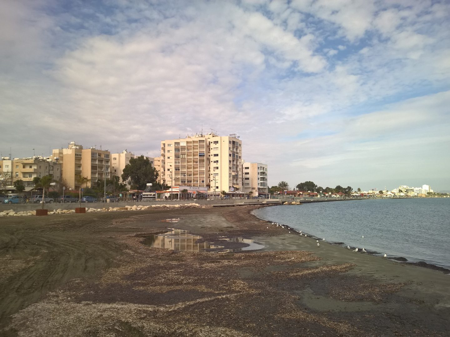 Kastella Beach in Larnaca, Cyprus