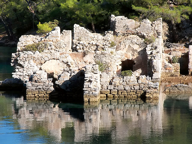 Kille Bay in Muğla (Göcek / Dalaman), Turkey