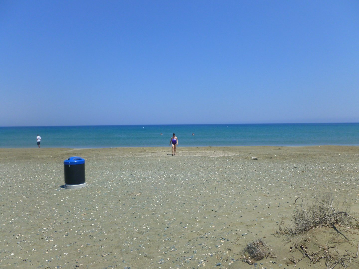 Lady's Mile Beach in Akrotiri, Limassol, Cyprus