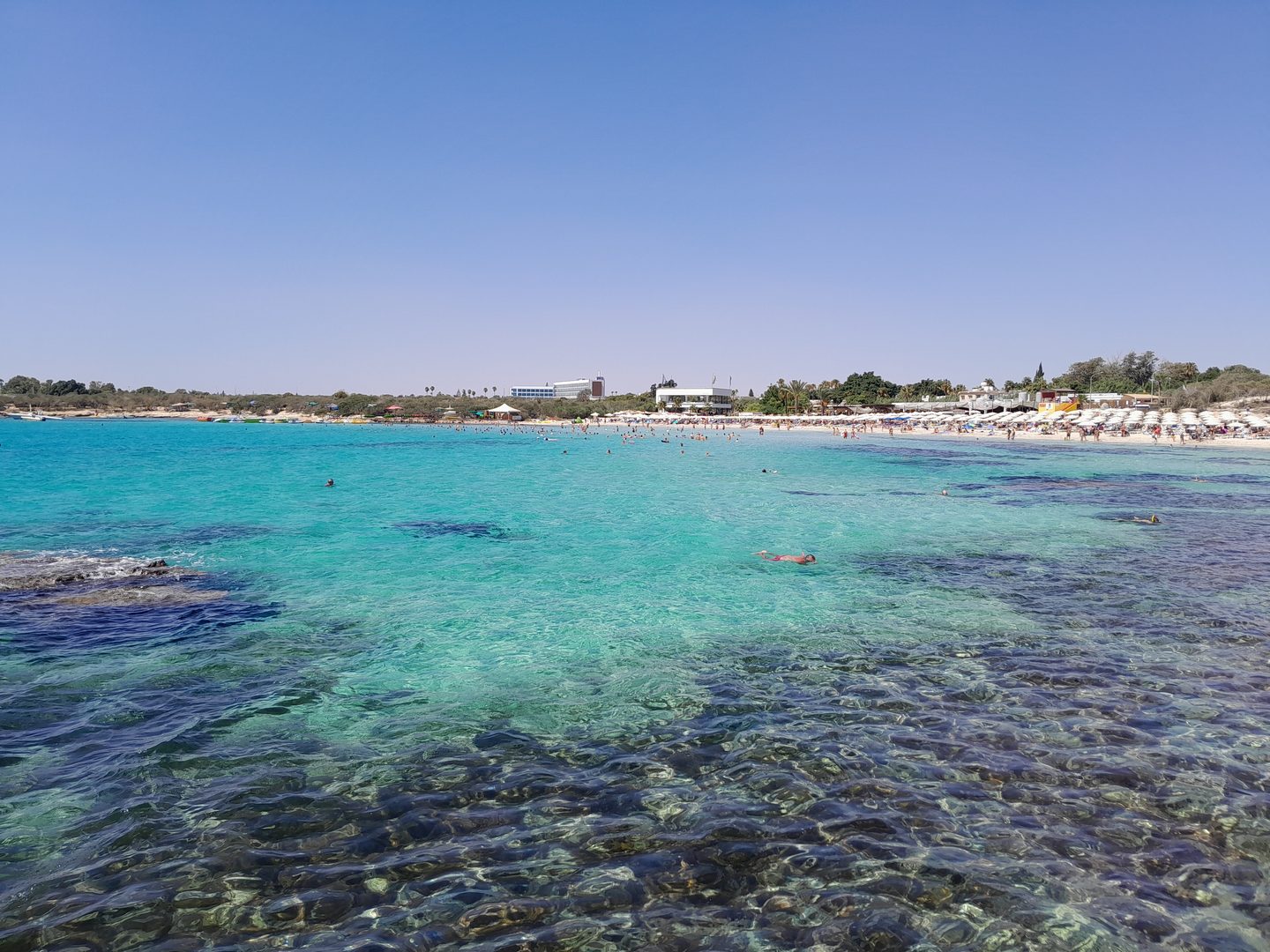 Landa Beach (Golden Beach) in Ayia Napa, Cyprus