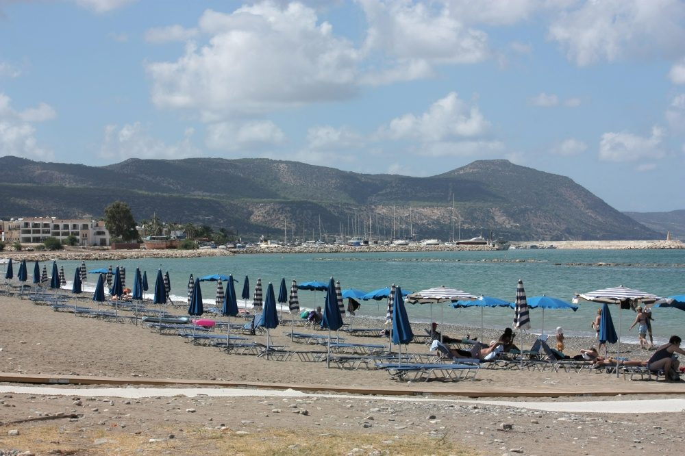 Latchi Beach in Polis Chrysochous, Cyprus