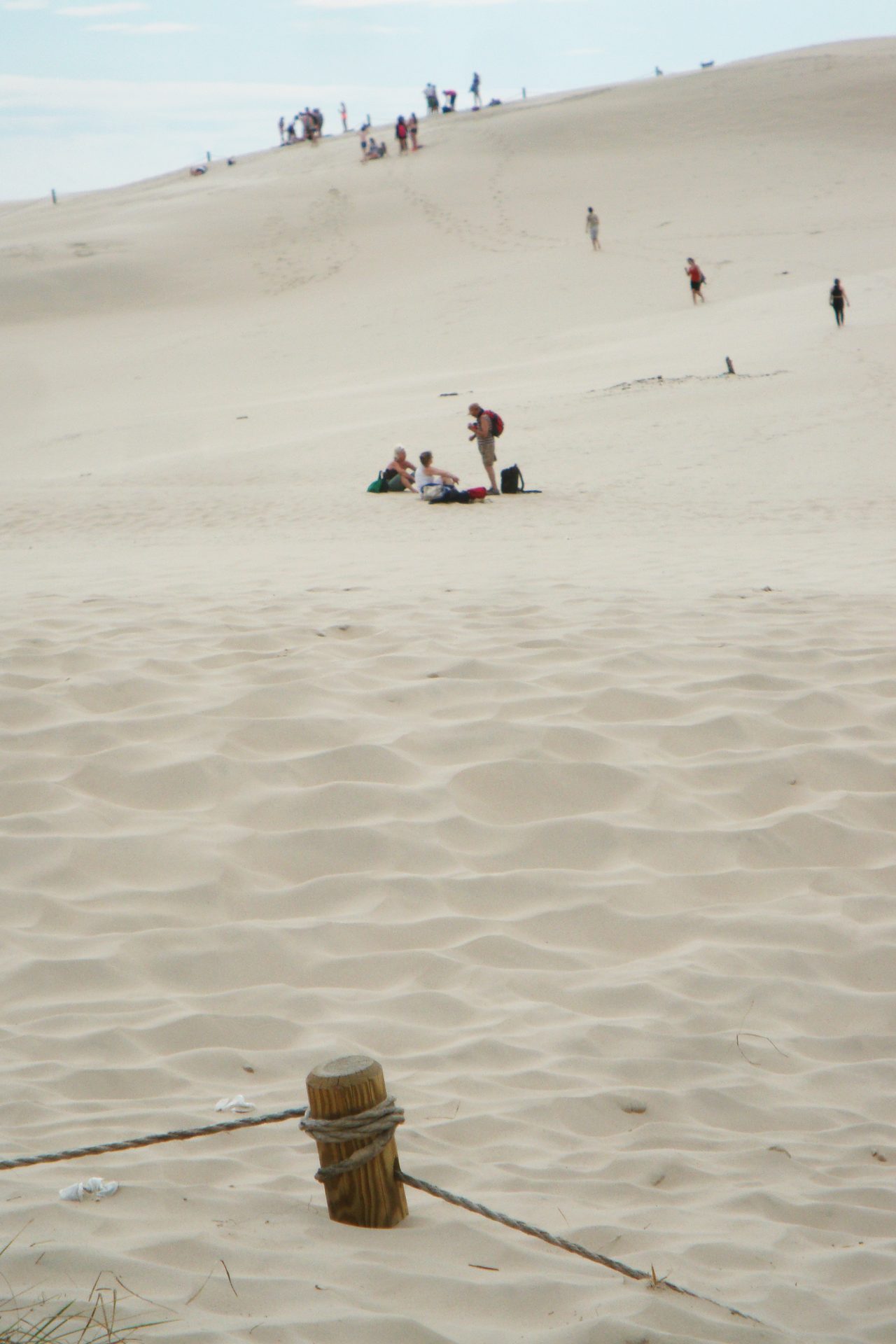 Łeba Moving Dunes Beach in Pomerania (Słowiński National Park), Poland
