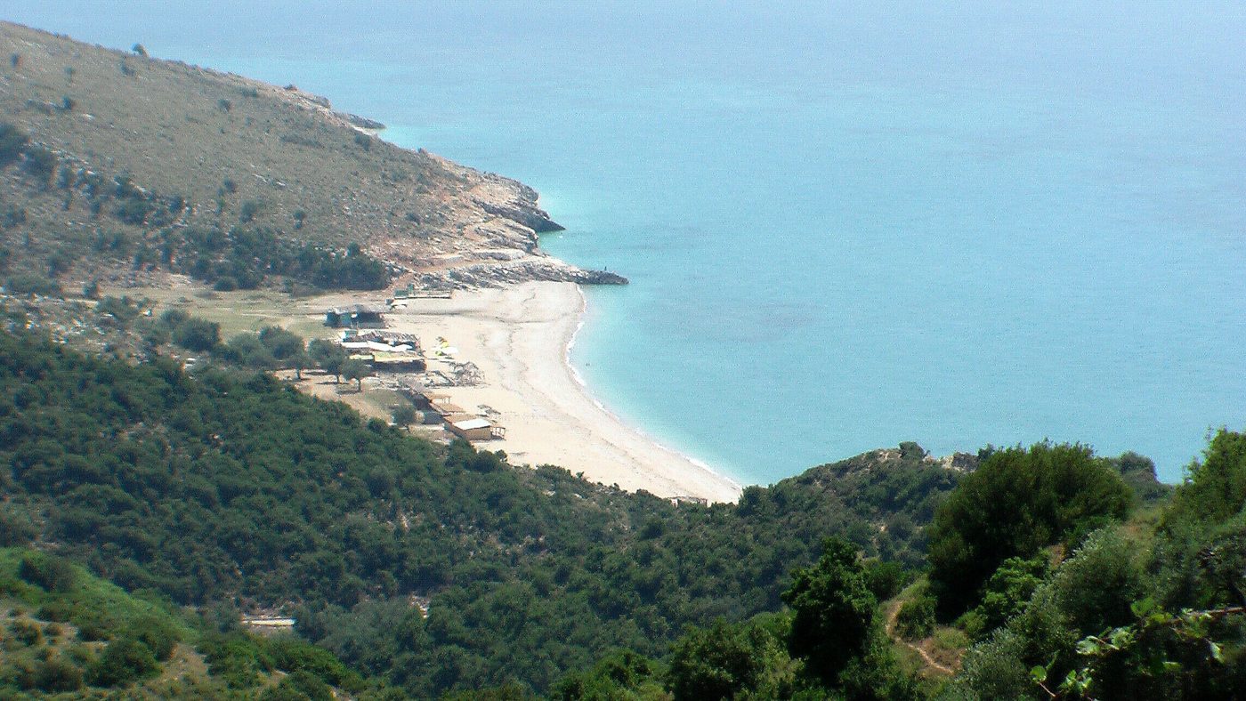Lukovë Beach in Lukovë, Albanian Riviera, Albania