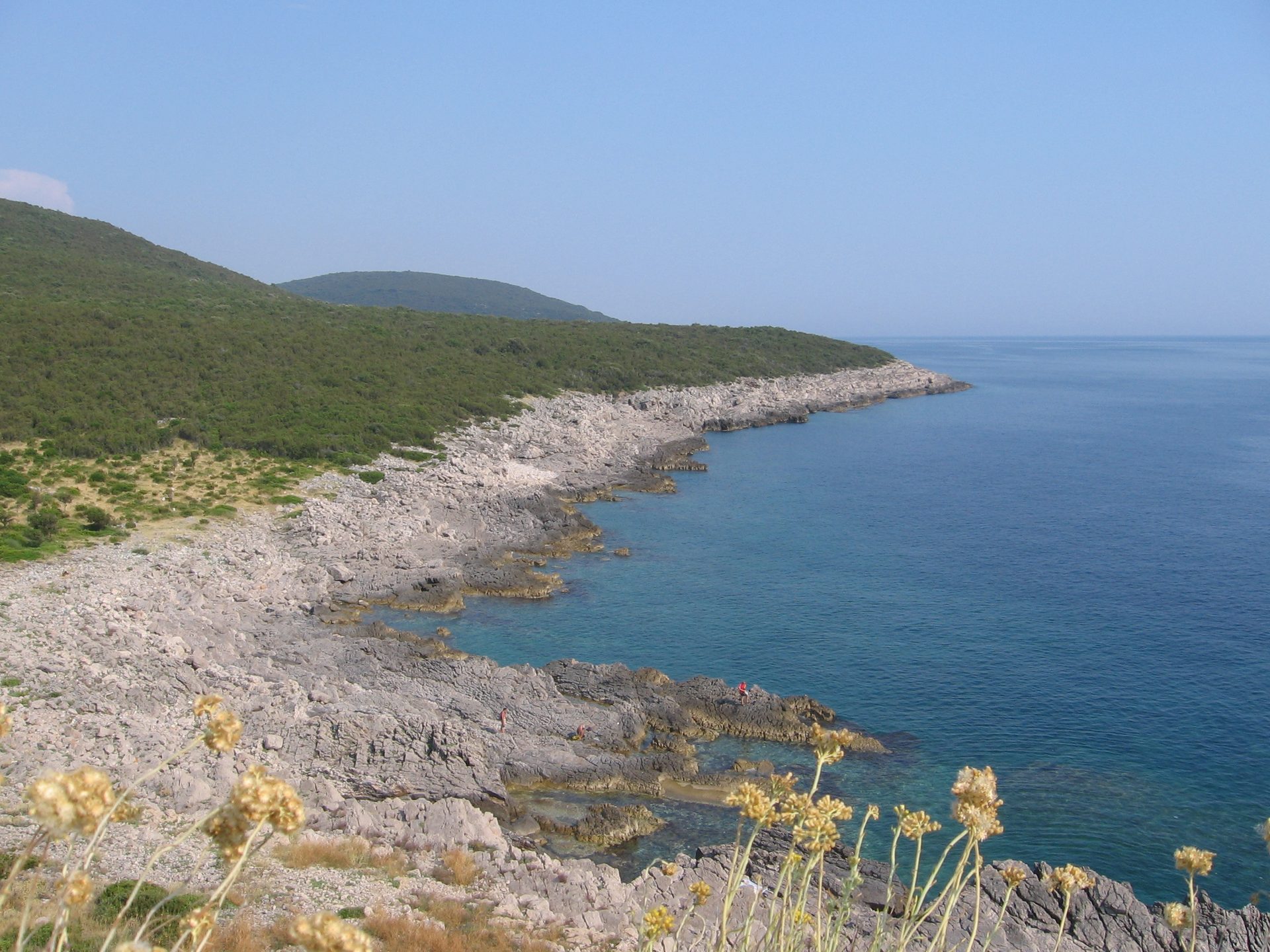 Mirišta Beach in Herceg Novi (Luštica), Montenegro