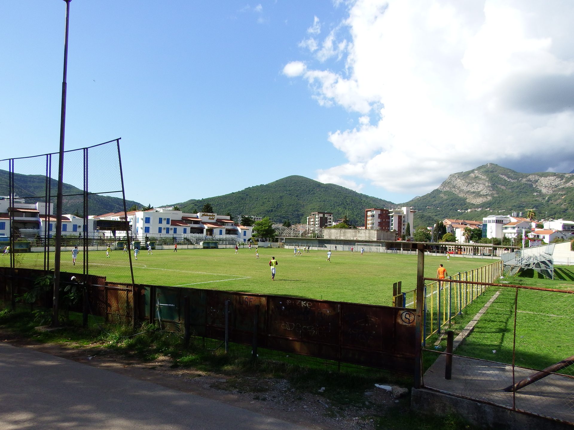 Mogren Beach in Budva Municipality, Montenegro