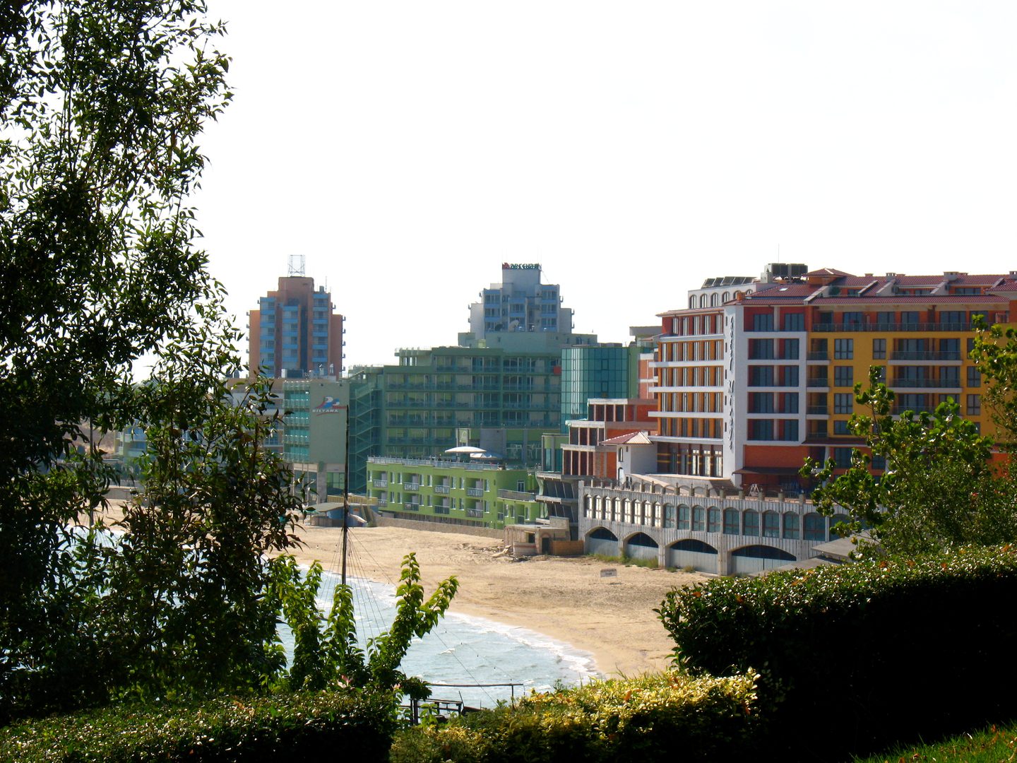 Nesebar South Beach in Nesebar, Burgas Province, Bulgaria