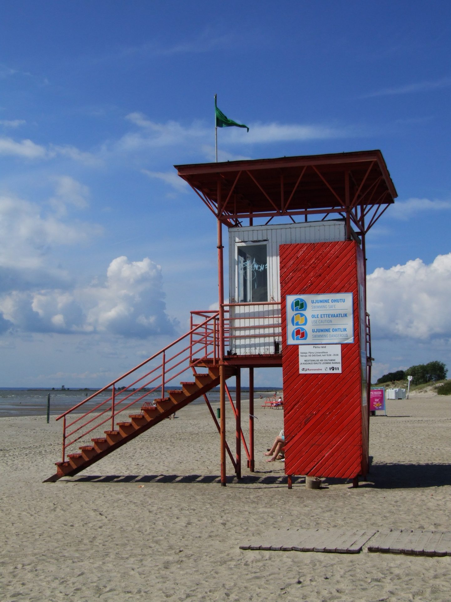 Pärnu Beach in Pärnu County, Estonia