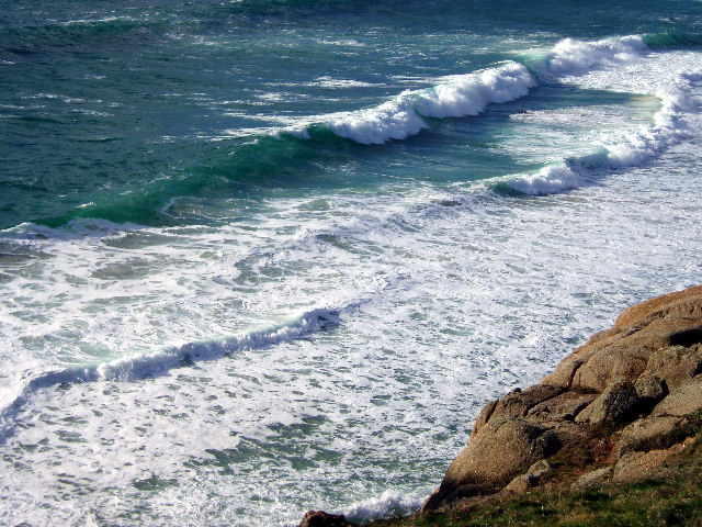 Pedn Vounder Beach in Cornwall (Porthcurno), United Kingdom