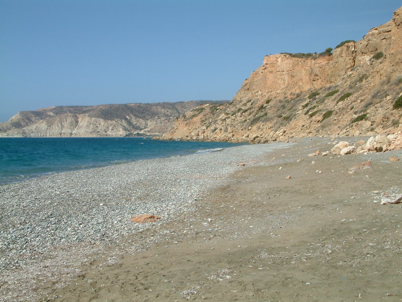 Pissouri Beach in Pissouri, Limassol, Cyprus