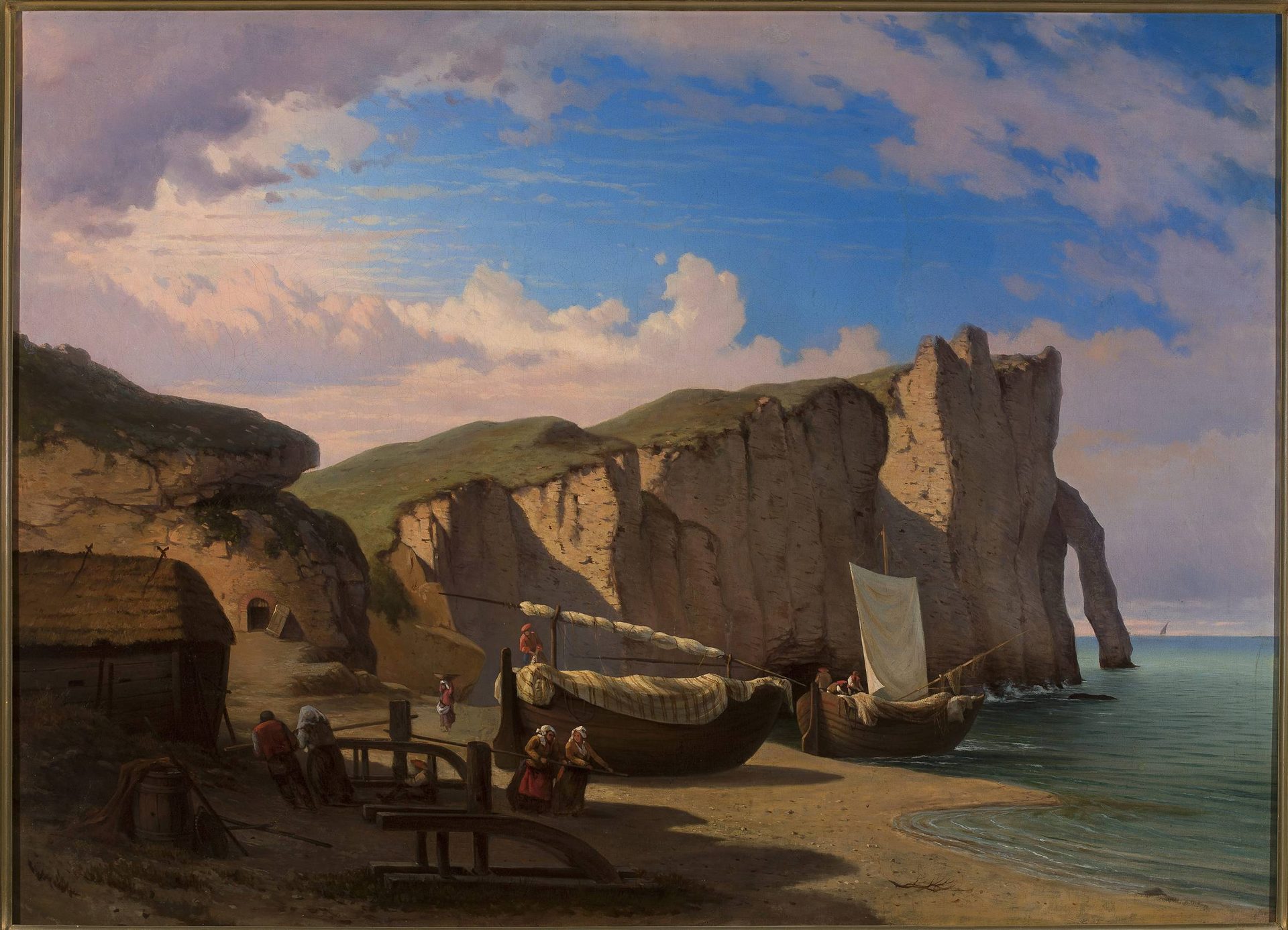 Étretat Beach in Normandy (Seine-Maritime), France