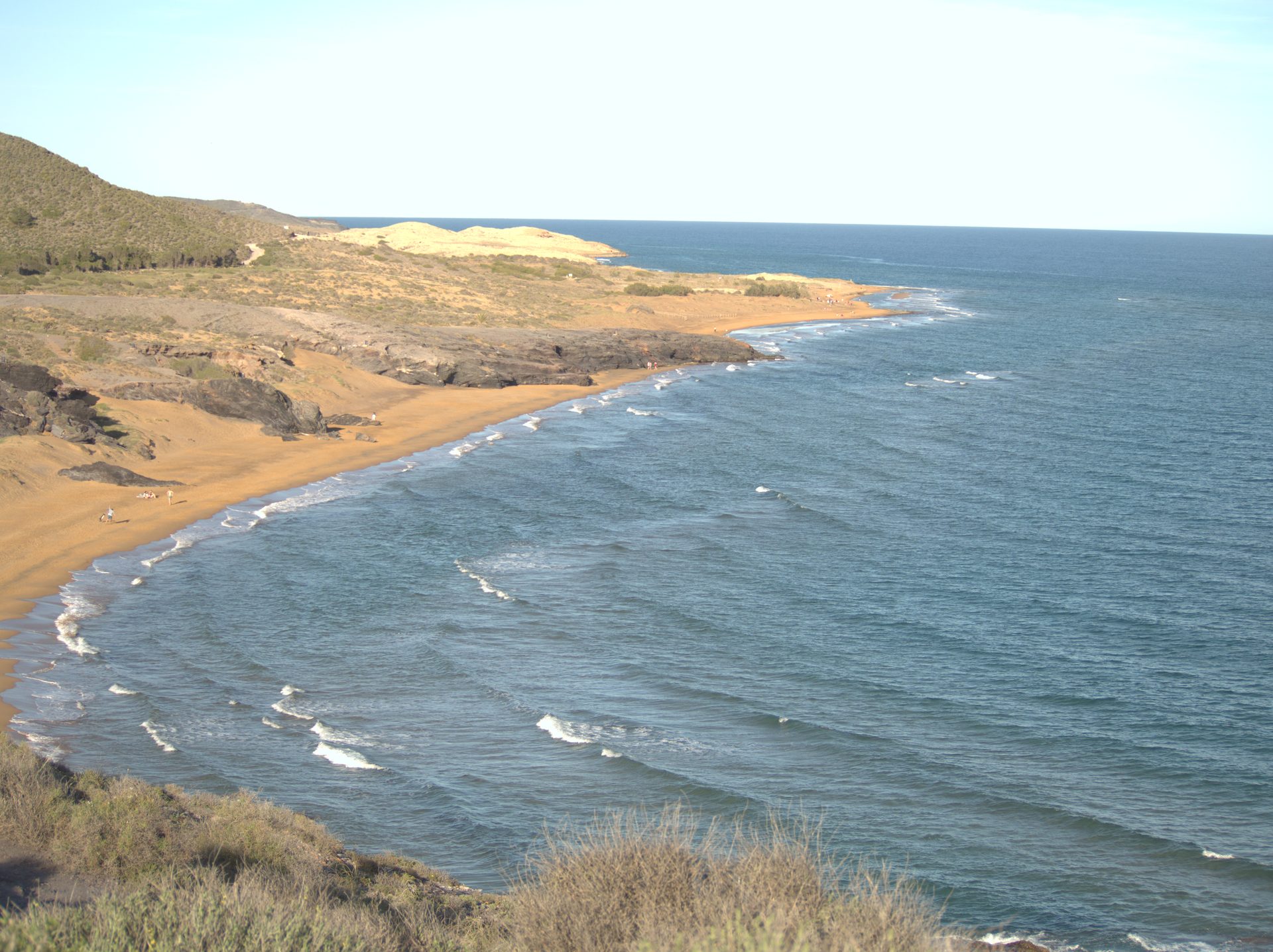 Calblanque Beach in Región de Murcia (Cartagena), Spain