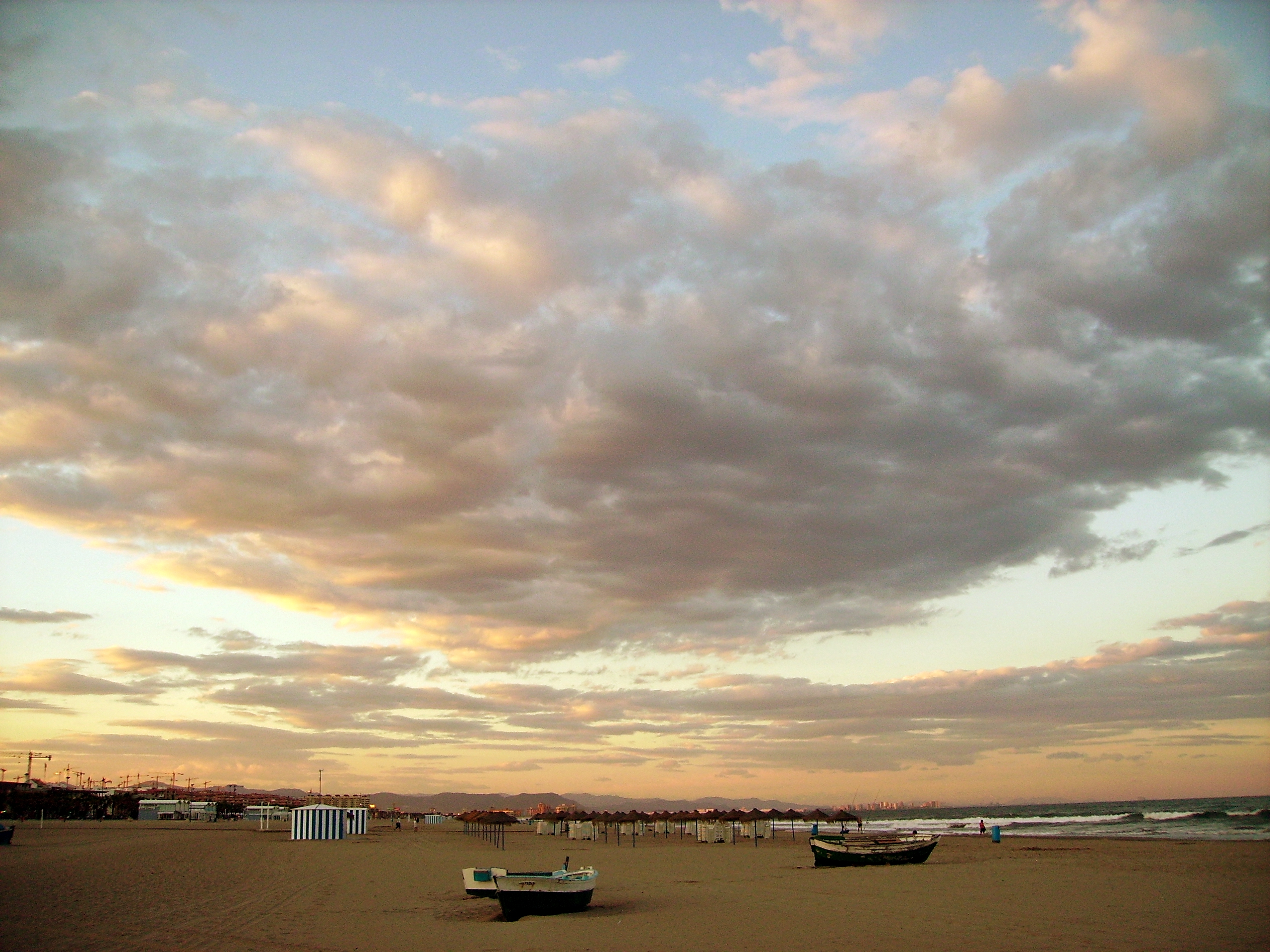 Playa de la Malvarrosa in Valencia, Spain