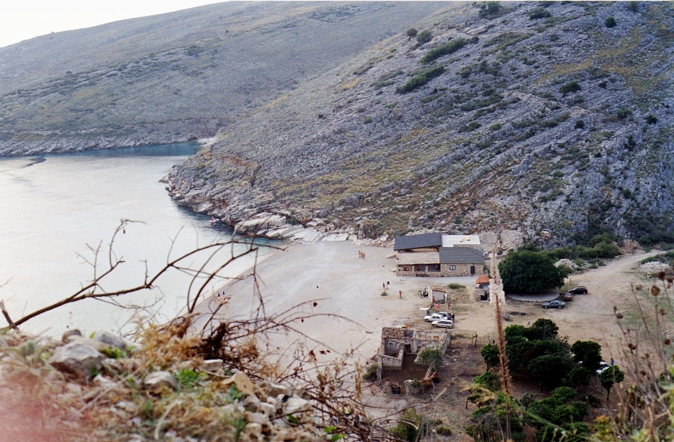 Plazhi i Llamanit (Llaman Beach) in Himarë, Albanian Riviera, Albania