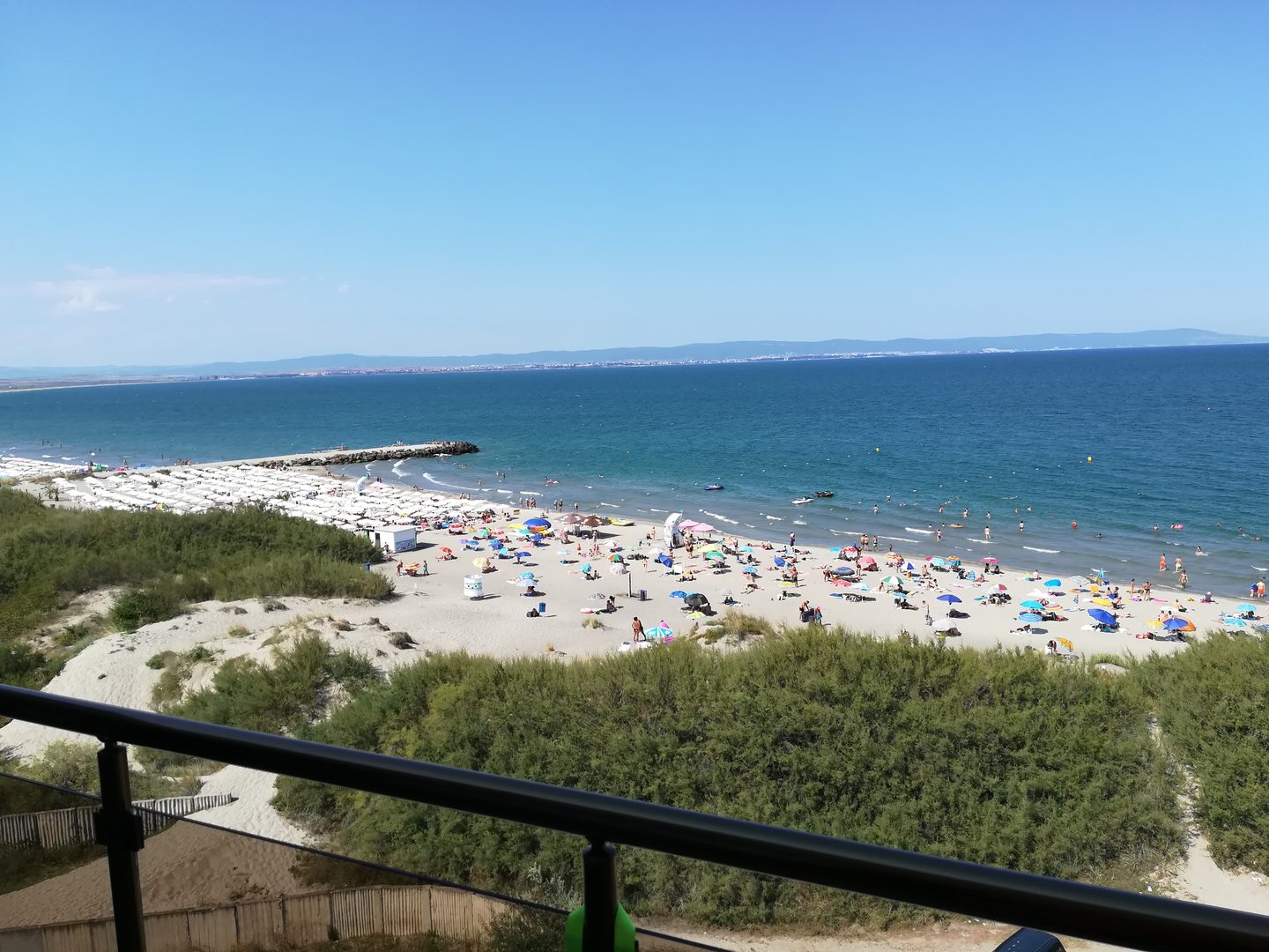 Pomorie South Beach in Pomorie, Bulgaria