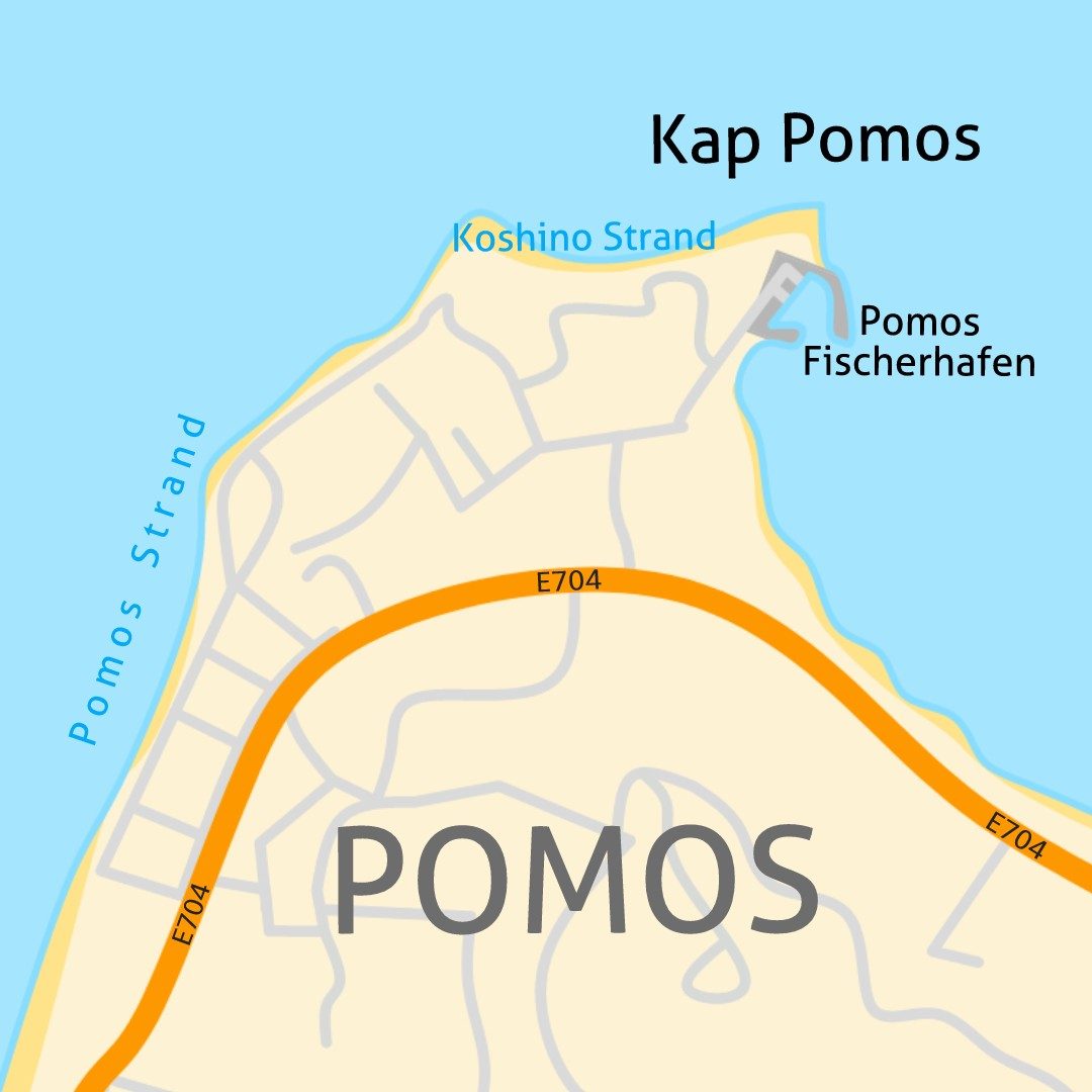 Pomos Beach & Harbour in Pomos, Paphos, Cyprus