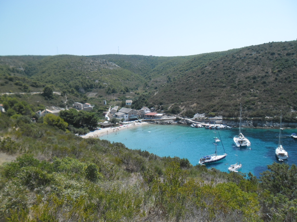 Porat Beach (Biševo) in Vis Archipelago (Biševo), Croatia