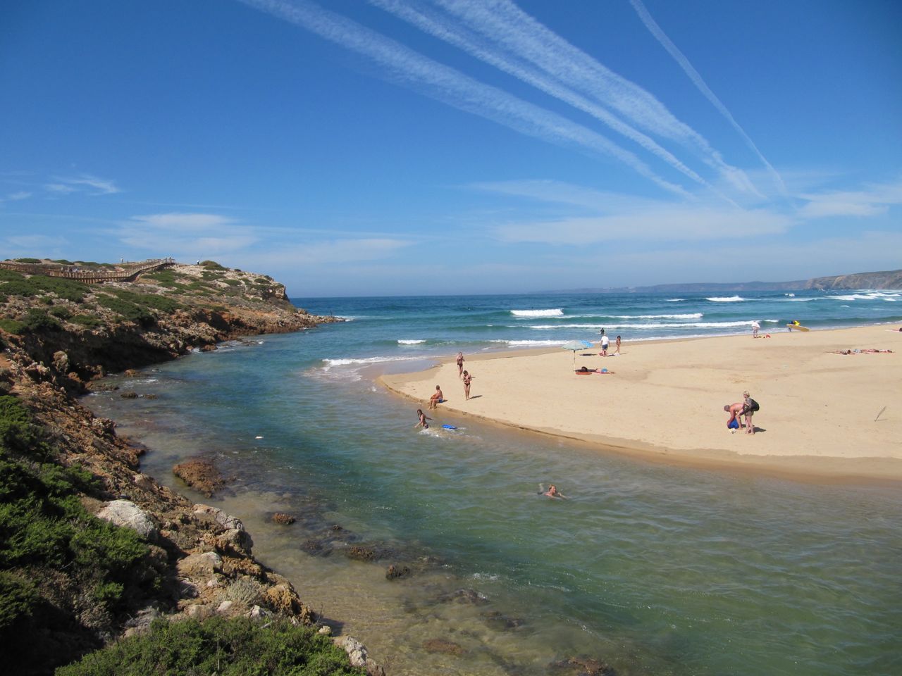 Praia da Bordeira in Carrapateira, Algarve, Portugal