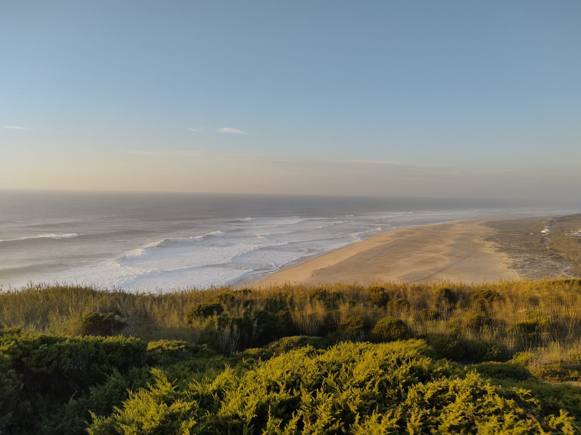 Praia do Norte (Nazaré) in Silver Coast (Nazaré), Portugal