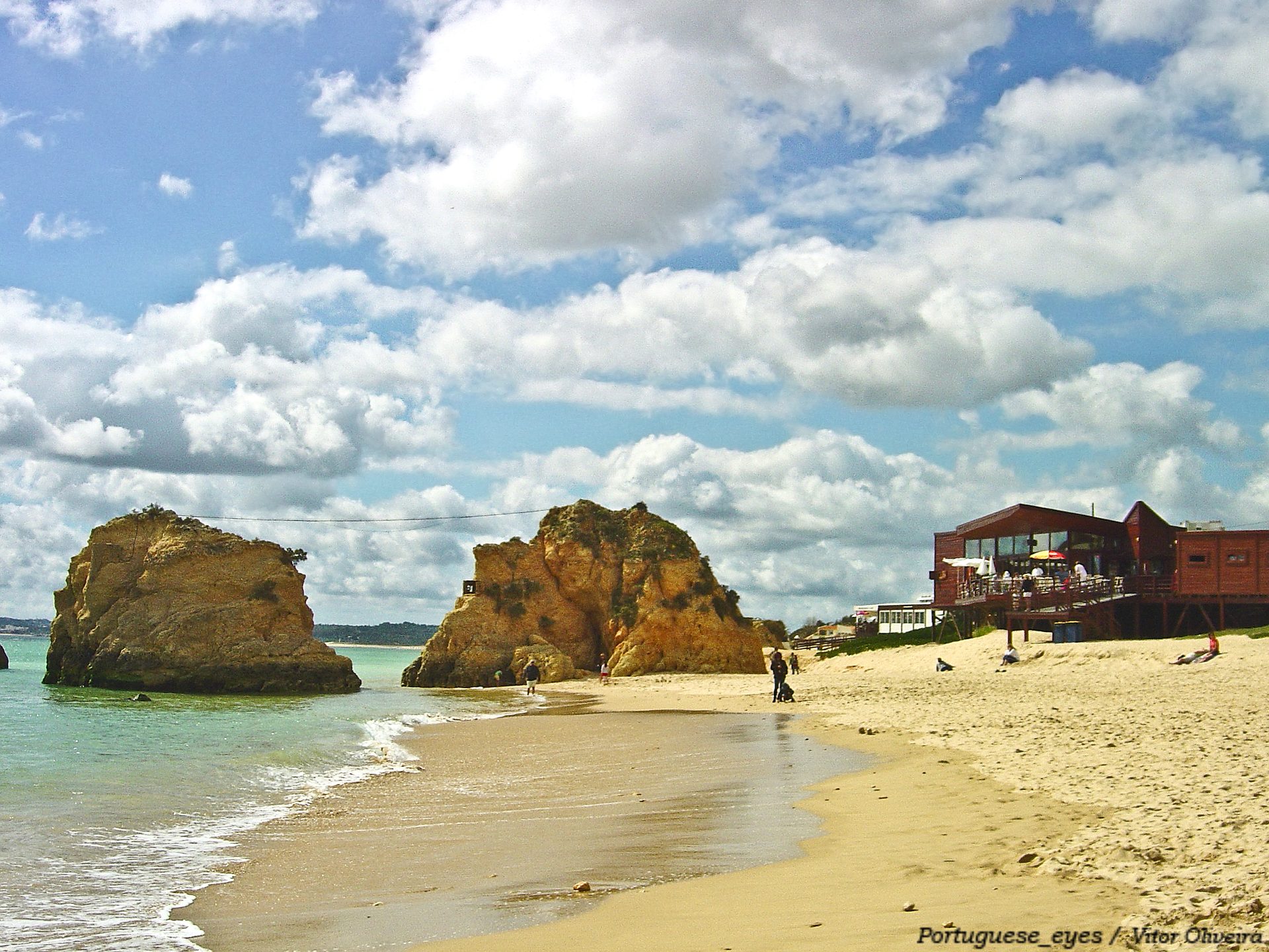 Praia dos Três Irmãos in Algarve (Portimão / Alvor), Portugal