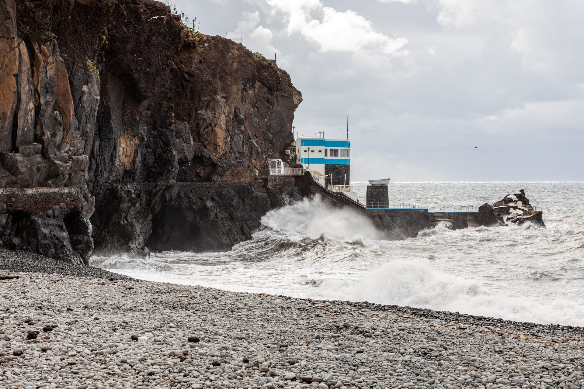 Praia Formosa (Madeira) in Madeira Archipelago (Funchal), Portugal