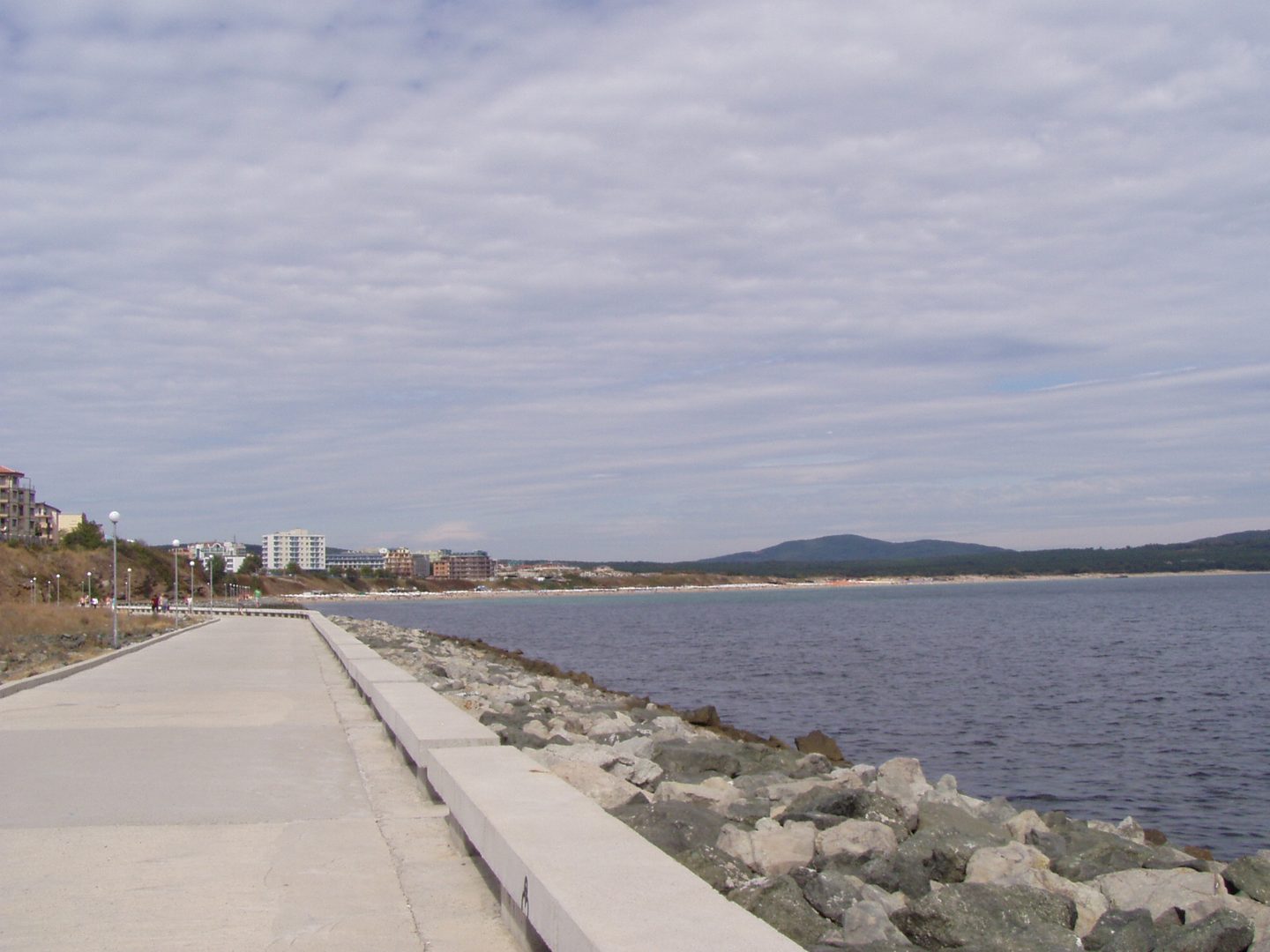 Primorsko South Beach in Primorsko, Burgas Province, Bulgaria