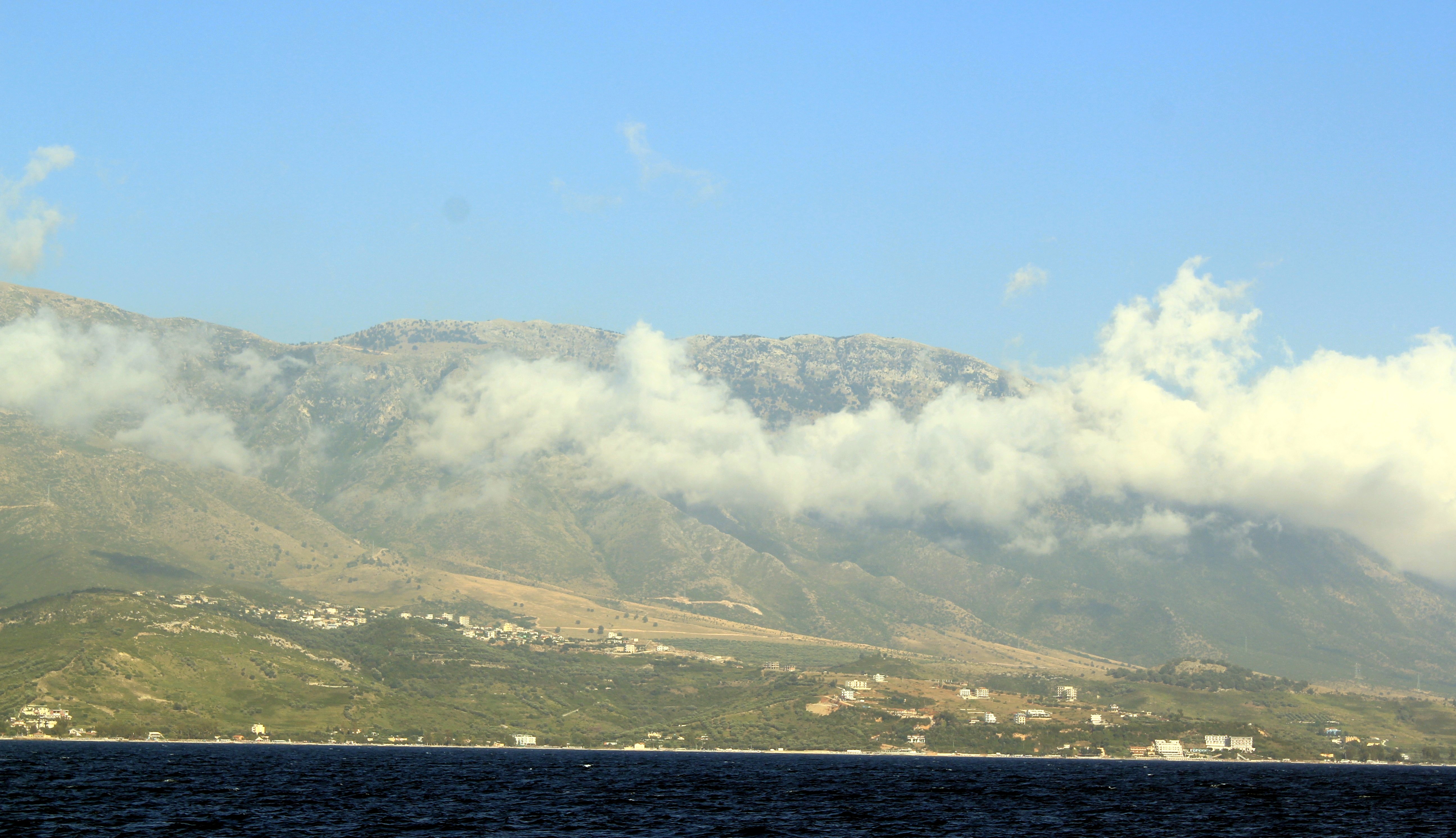 Radhimë Beach in Vlorë Bay, Albania