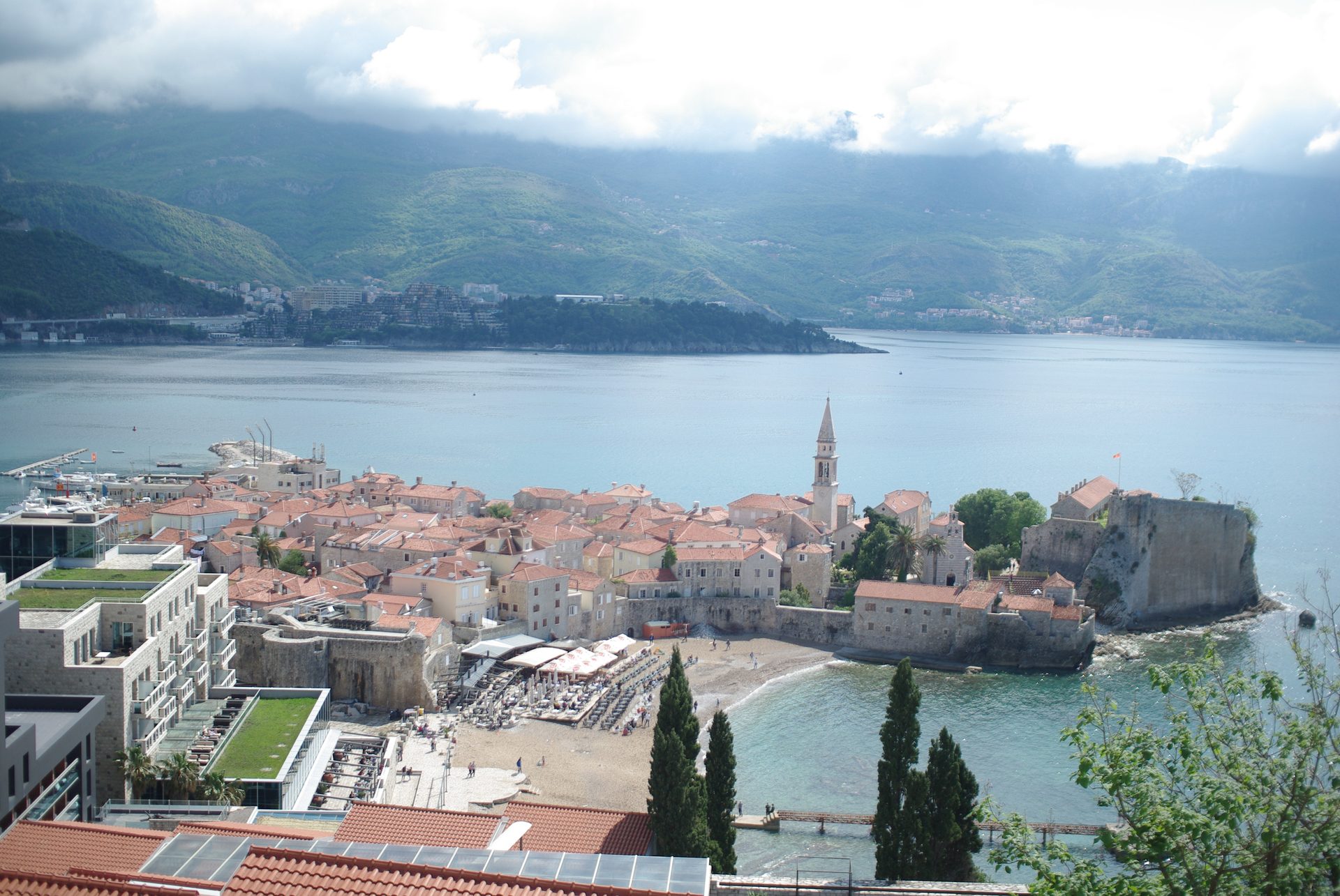 Richard's Head Beach in Budva Municipality, Montenegro