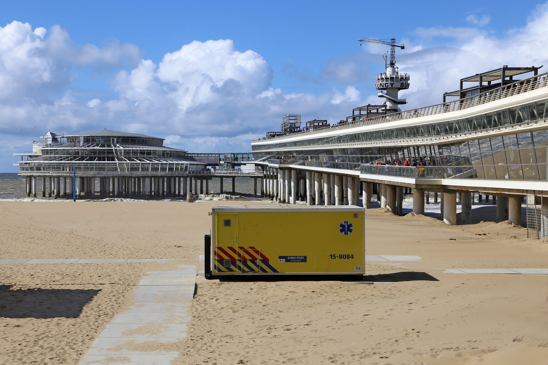 Scheveningen Beach & Pier in South Holland (The Hague), Netherlands