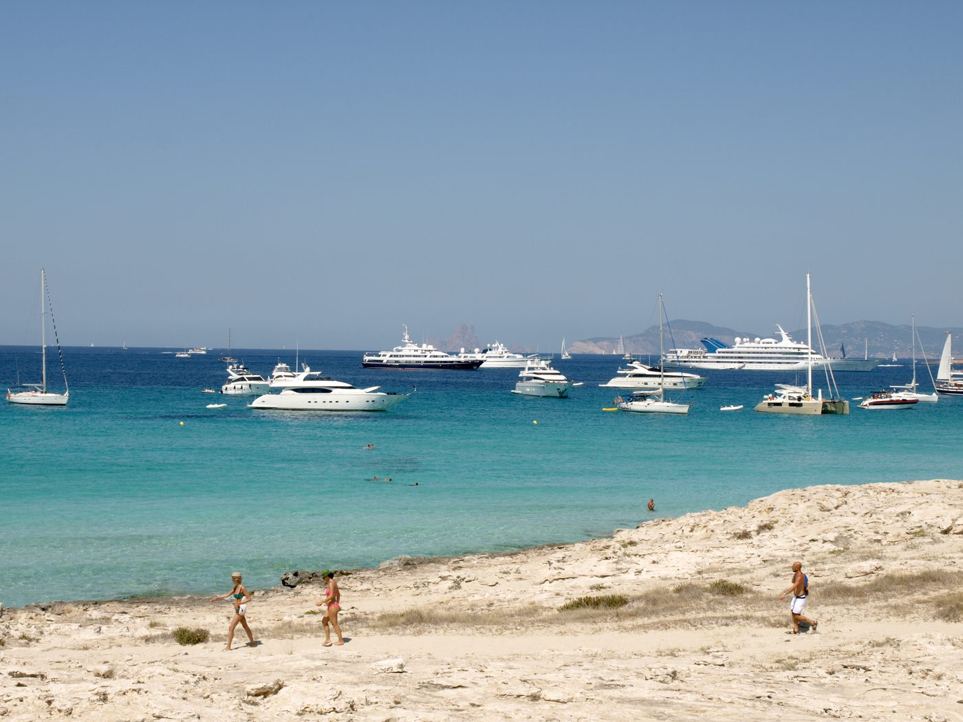 Playa de Ses Illetes in Formentera, Spain