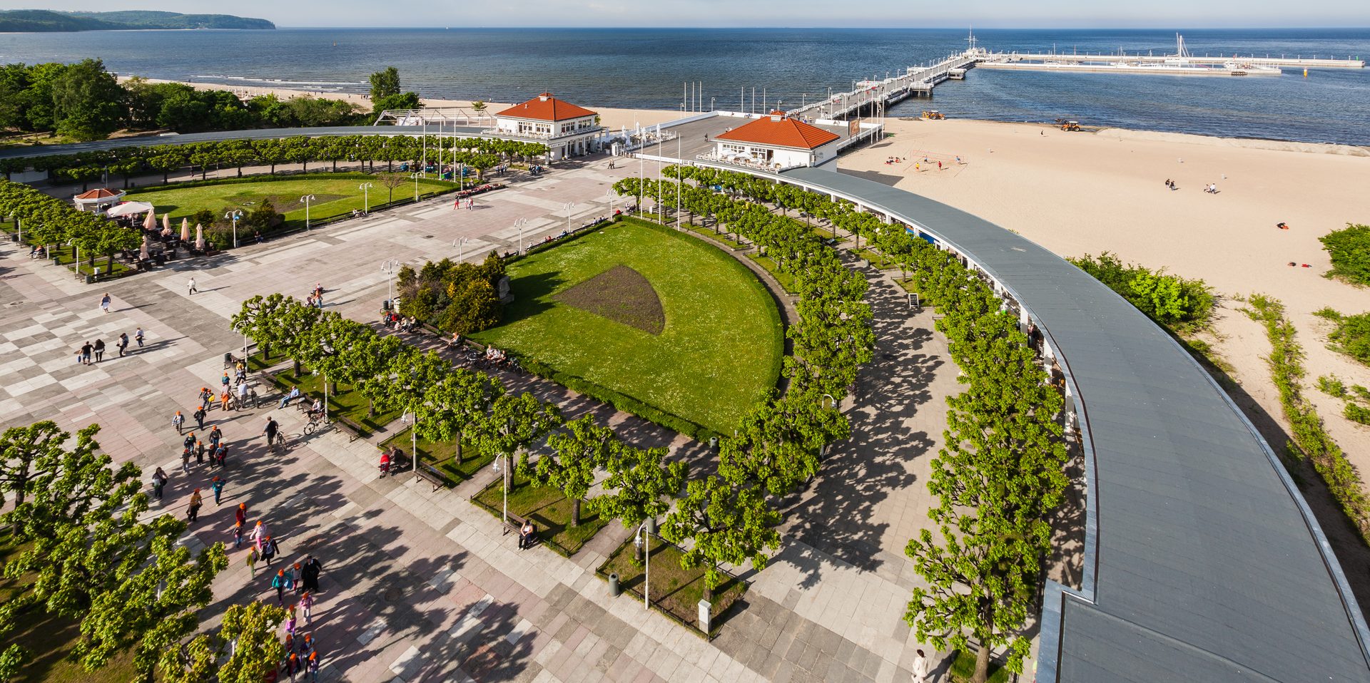 Sopot Beach & Pier in Pomerania (Tricity / Sopot), Poland