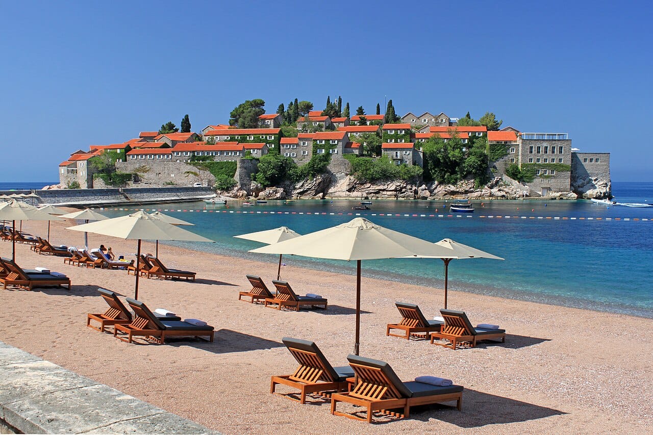 Sveti Stefan Beach