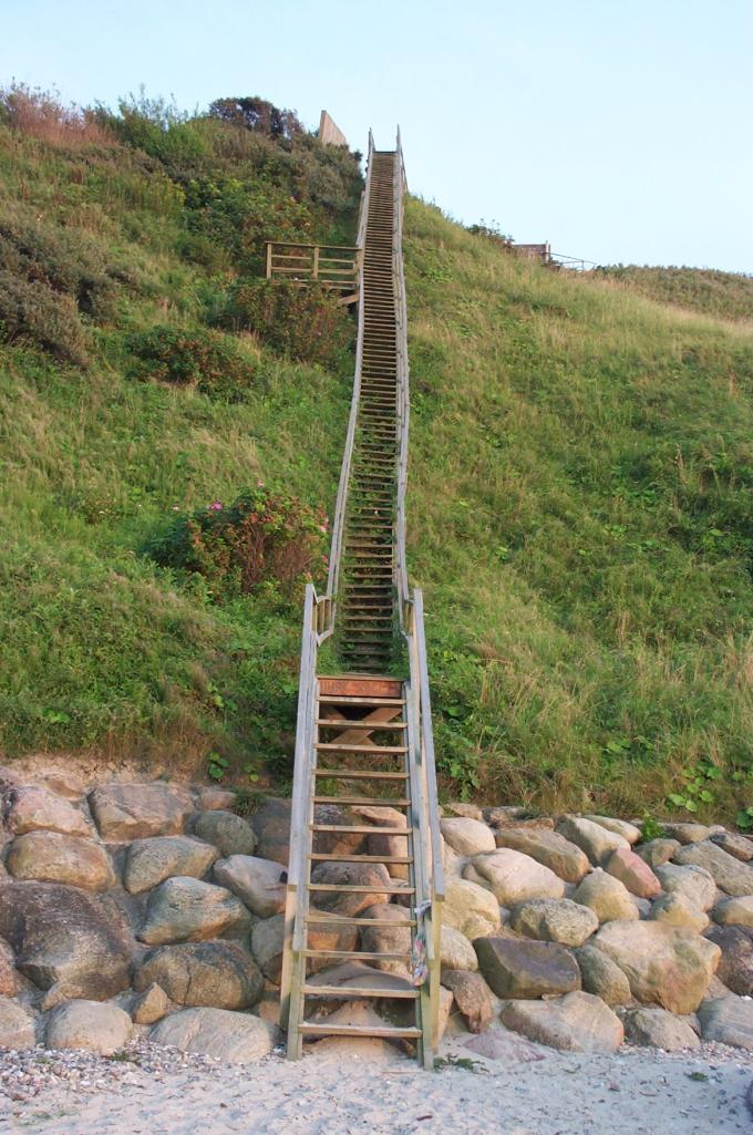 Tisvildeleje Beach in North Zealand, Denmark