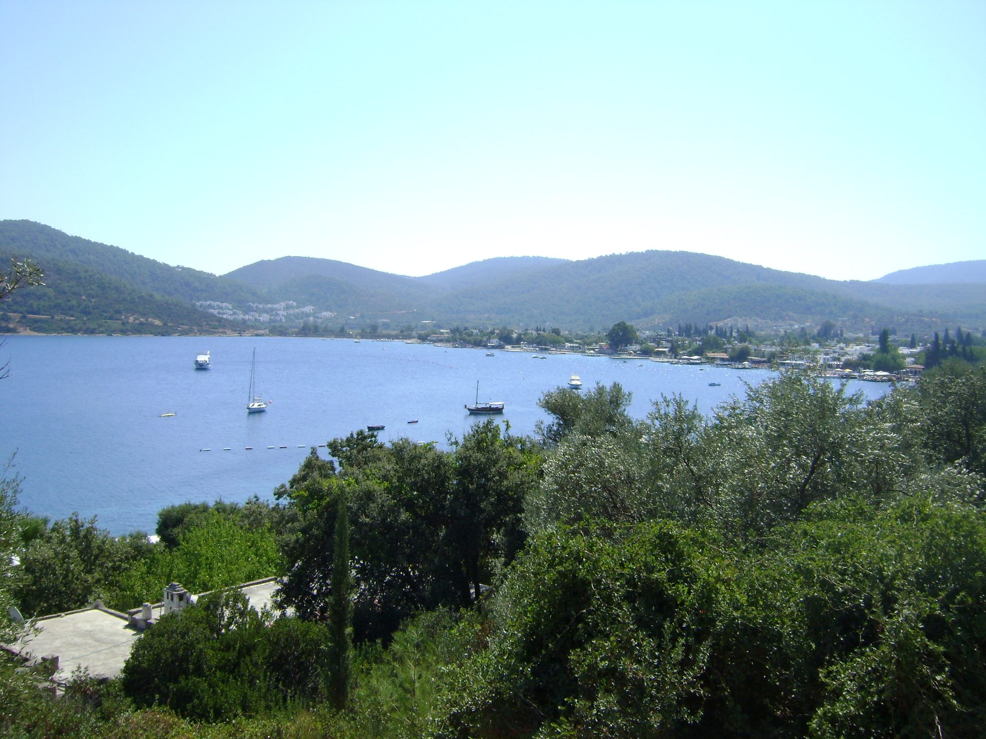 Göltürkbükü Beach in Muğla (Bodrum), Turkey