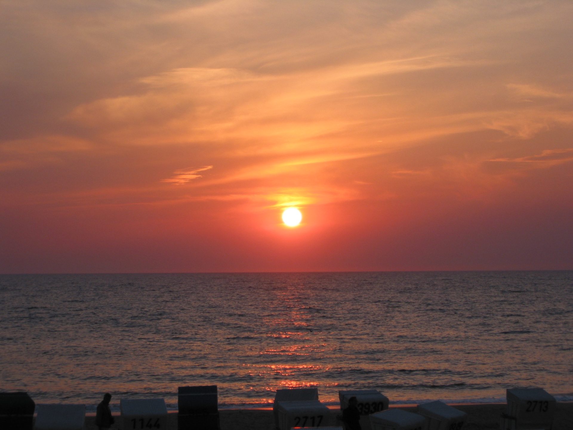 Westerland Beach (Sylt) in Schleswig-Holstein (Sylt Island), Germany