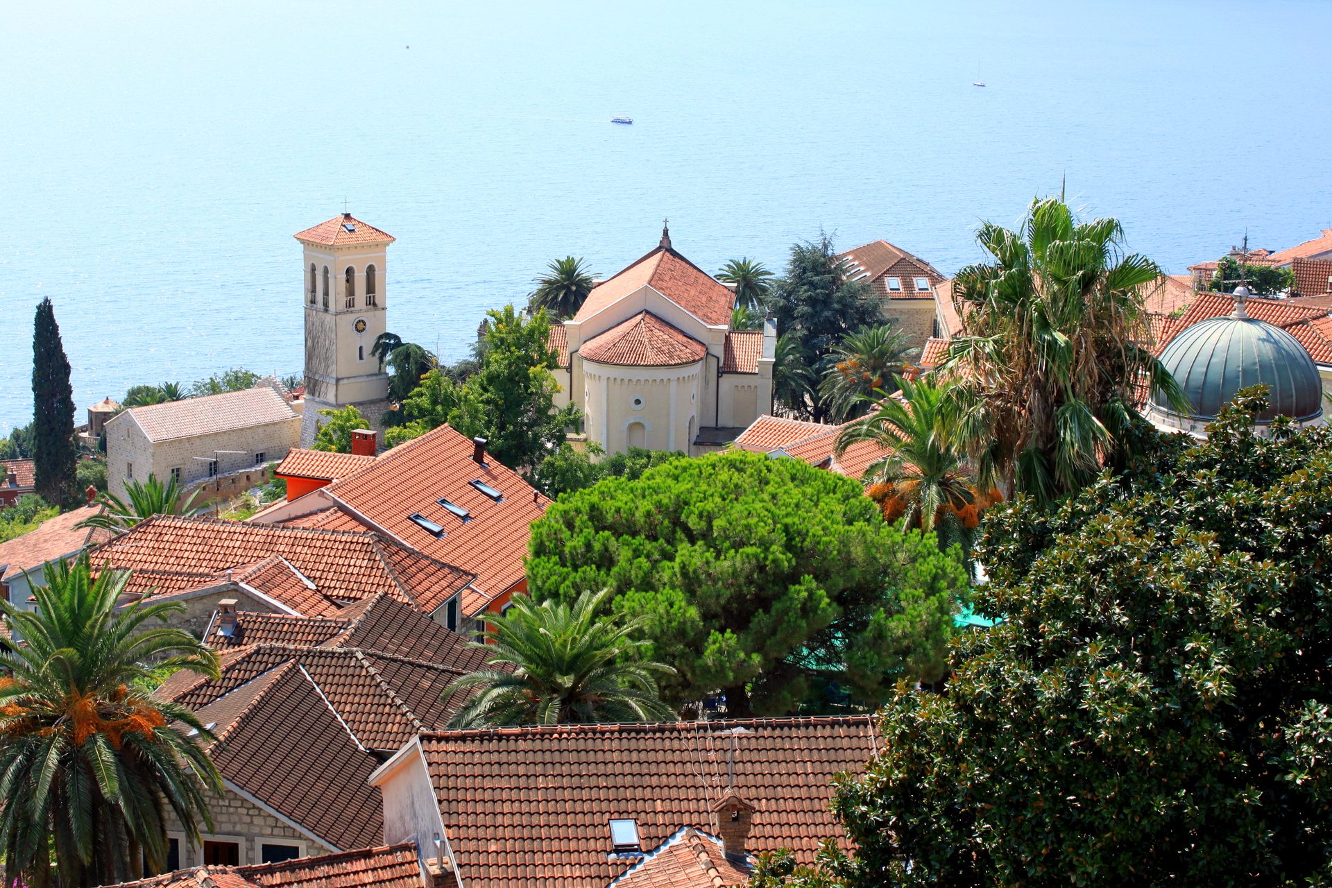Žanjice Beach in Herceg Novi (Luštica), Montenegro
